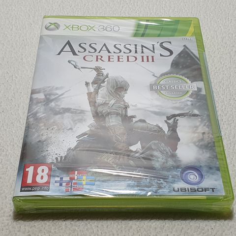 Assassins Creed 3 | Forseglet | Xbox 360