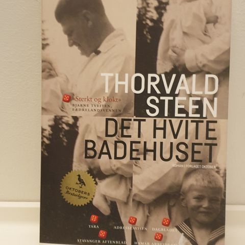 Bok"Det hvite badehuset" av Thorvald Steen