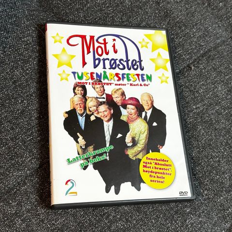 Mot i Brøstet - Tusenårsfesten + Absolutt Mot i brøstet (DVD ) - Som ny!