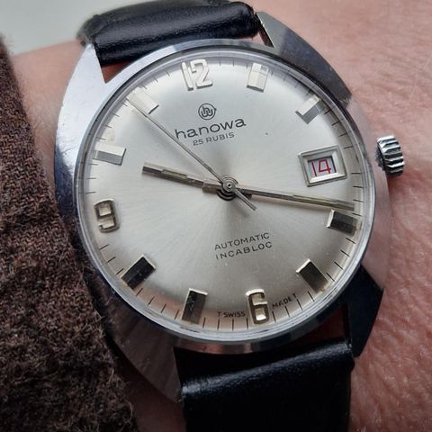 Hanowa Automatic Swiss Made vintage 1980 - 34 mm