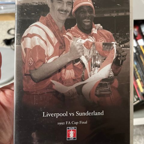 Liverpool FA CUP Final 1992 DVD ( uåpnet i plastikk )