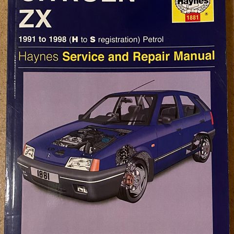 Haynes manual Citroën ZX 1991-1998