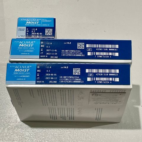 1-day Acuvue Moist (-11,00) | 210 stk