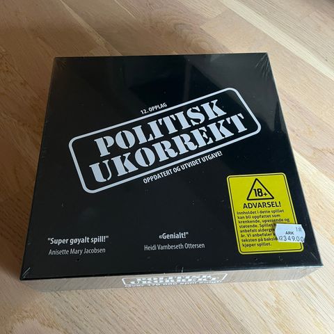 Politisk ukorrekt, spill