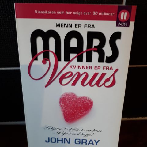 Bok pocket Menn er fra Mars kvinner er fra Venus