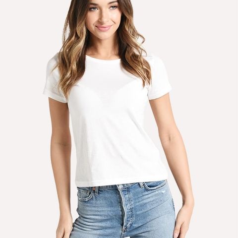 NY - J BRAND Women's - Kortermet t-skjorte - Strs. XS