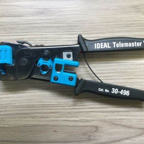 IDEAL Telemaster RJ-11/RJ-45 Modular Plug Crimp Tool 30-496