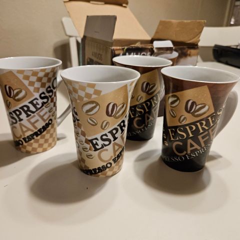 4 kaffekopper