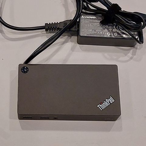 Lenovo Thinkpad USB 3.0 dockstasjon DK1523