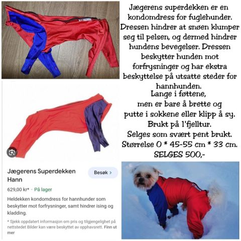 Jægerens Snødress [Str.0/xs]