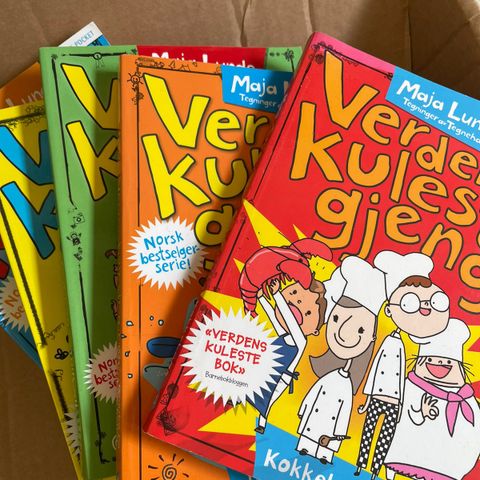 Verdens kuleste gjeng- 5 barnebøker