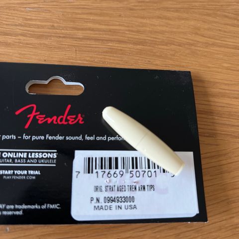 Fender Strat «aged trem arm tip»