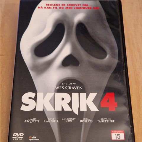 Skrik 4  ( DVD )