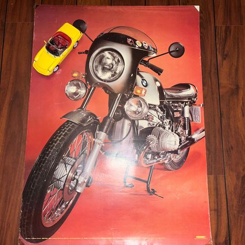 BMW R90S motorsykkel poster