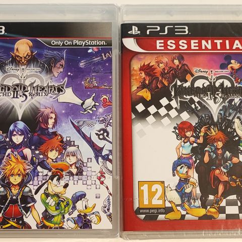 Kingdom Hearts HD 1.5 ReMix 2.5 ReMix PS3 Playstation 3 NYE I PLAST