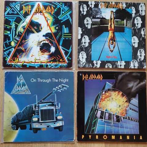 DEF LEPPARD på LP hard rock heavy metal