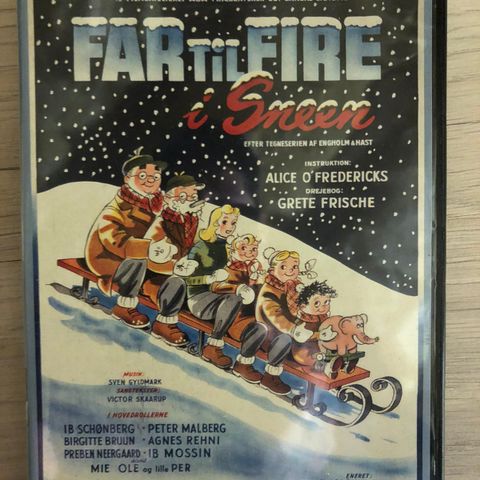 Far til fire i sneen (DVD).