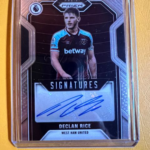 Declan Rice auto fotballkort