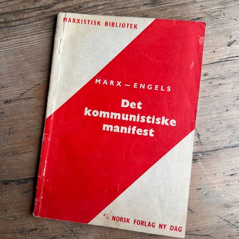 «Det kommunistiske manifest» 1945 / Marx - Engels