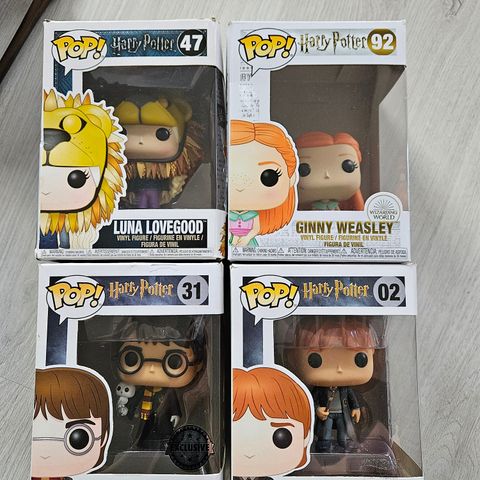 Harry Potter pop og div harry potter ting