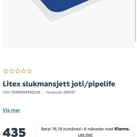 Litex slukmansjett Joti (435kr)