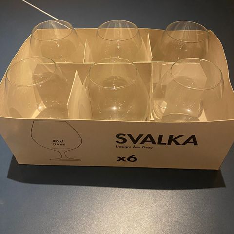 Svalka Konjakk glass 6 stk