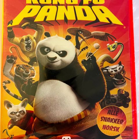 KUNG FU PANDA  (DVD, NY I PLAST)