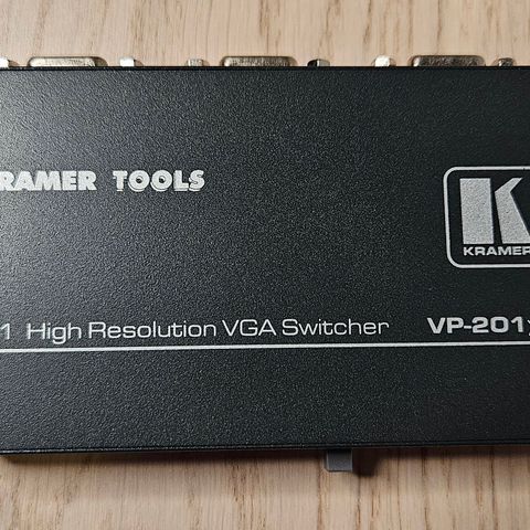 Kramer 2x1 VGA Video Mechanical Switcher (VP-201XL)