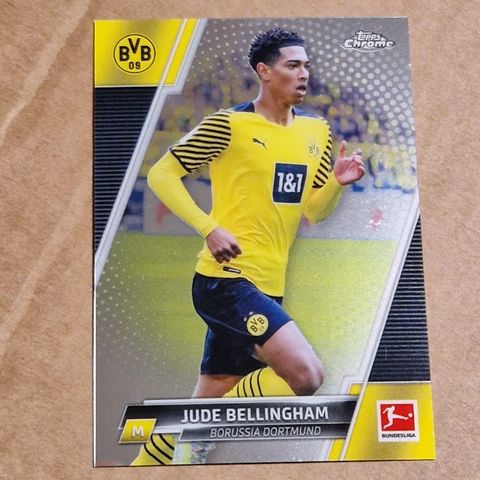 Jude Bellingham Borussia Dortmund Topps Chrome 2022