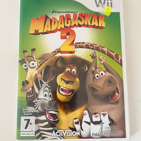 Nintendo Wii Madagaskar 2