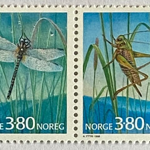 Norge 1998 Insekter II NK 1324 - NK 1325 / S52 Postfrisk