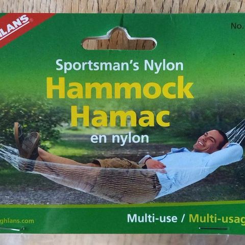 1 stk - hammock - hengekøye - superlett - portabel - plassbesparende!