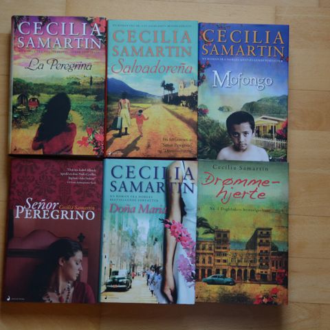Bøker av forfatter Cecilia Samartin selges