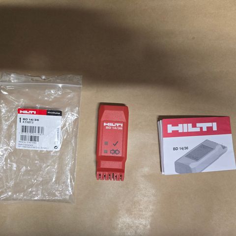 Batteritester Hilti BD 14/36 for testing av Li-Ion batterier fra 14V til 36V