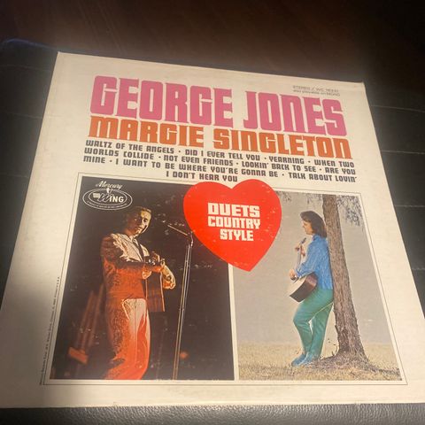 George Jones & Margie Singleton  ** Duets Country Style ** LP