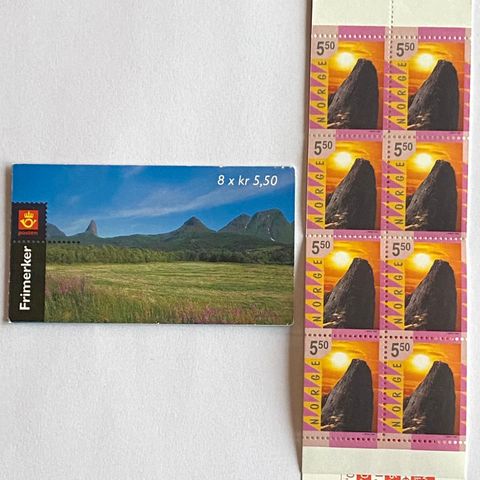 Norge 1998 Turistmerker V Frimerkehefte FH 104 NK 1333 Postfrisk