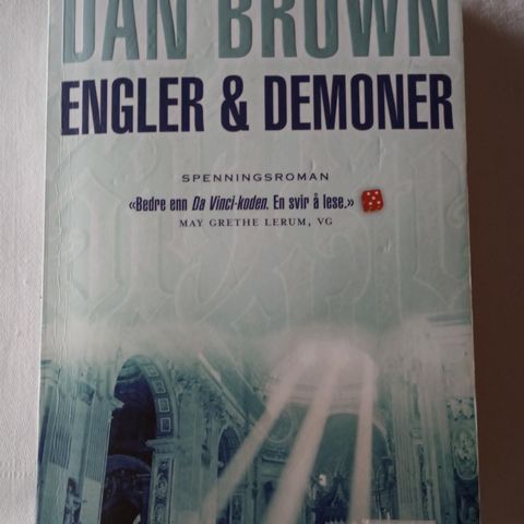 Pocketbok av Dan Brown, ulest, 50 kr