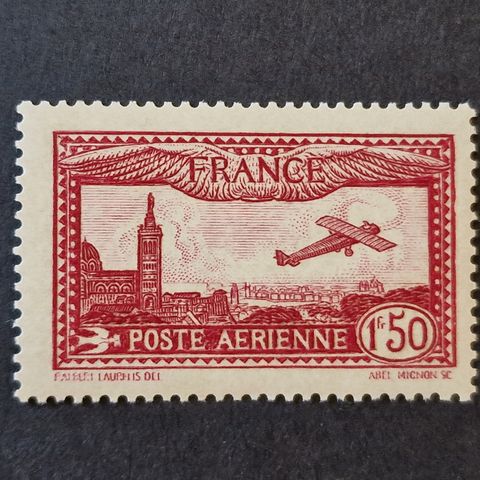 Frankrike luftpost 1930 - Fly i Marseille - Postfrisk - 1.50 frank