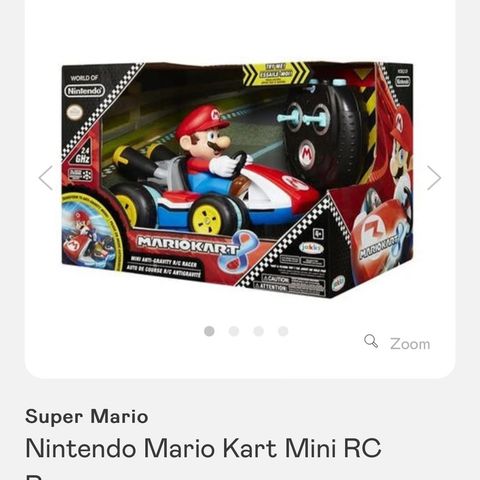 Nintendo Mario Kart Mini RC Racer x 2