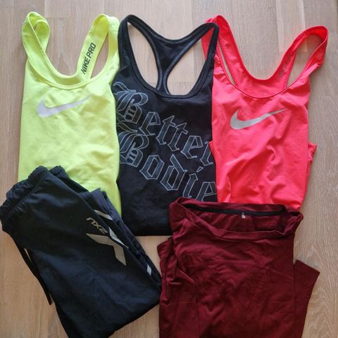 Klespakke treningsklær størrelse S - 2xu, Nike, Better bodies