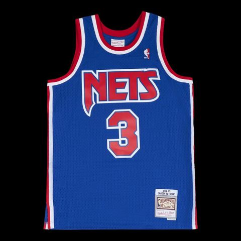 Mitchell & Ness - New Jersey Nets 1992-93 Drazen Petrovic  Swingman Jersey