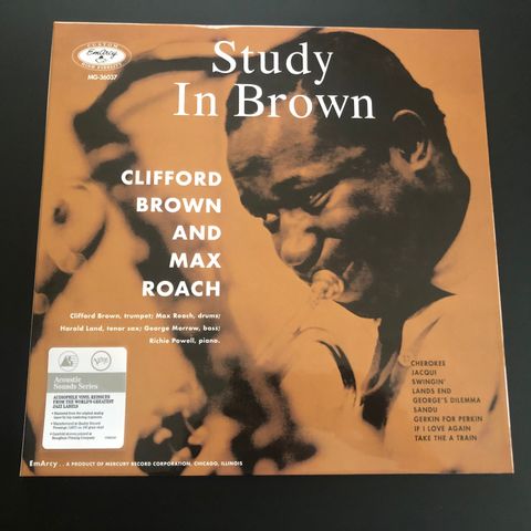 CLIFFORD BROWN Acoustic Sounds Series QRP 180g vinyl mastered by Ryan K. Smith