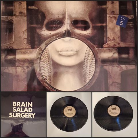 EMERSON, LAKE & PALMER " BRAIN SALAD SUGERY"  1973