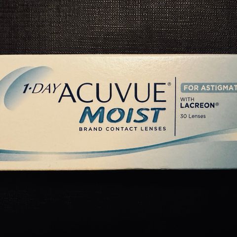 Kontaktlinser 1-Day Acuvue Moist for Astigmatism -3.25 -1.25 2x30 pack