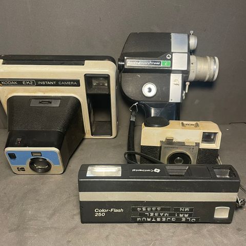 Kameraer fra 70-tallet selges samlet