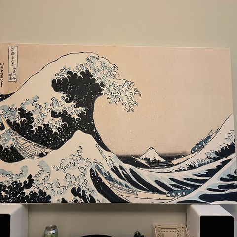 Hokusai -The greate wave lærret
