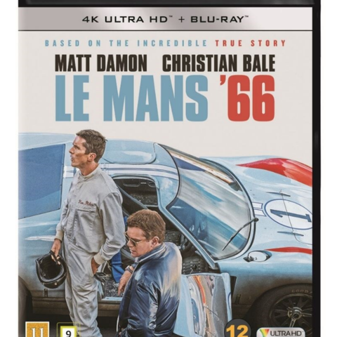 Le Mans 66 - 4K Ultra HD + 2K Blu-ray (forseglet)