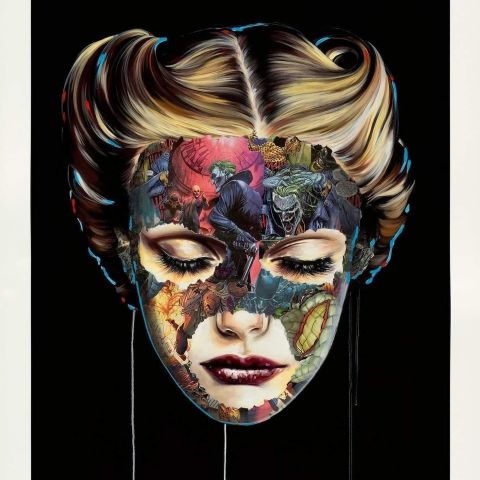 Sandra Chevrier - La Cage et l’union des Forces ( pink - The joker) selges!