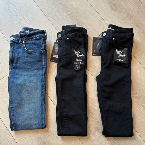 Jeans Never Denim str.XS - 3 stk helt nye!