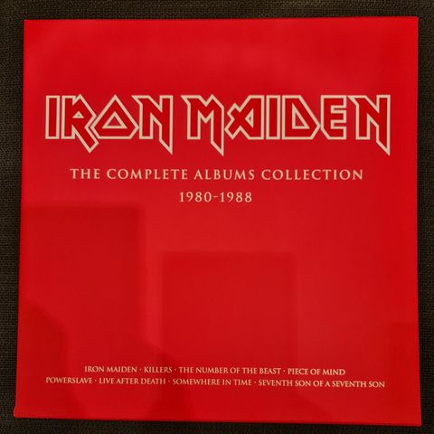 Iron Maiden Boks The Complete Album Collcetion 80-88 Selges.